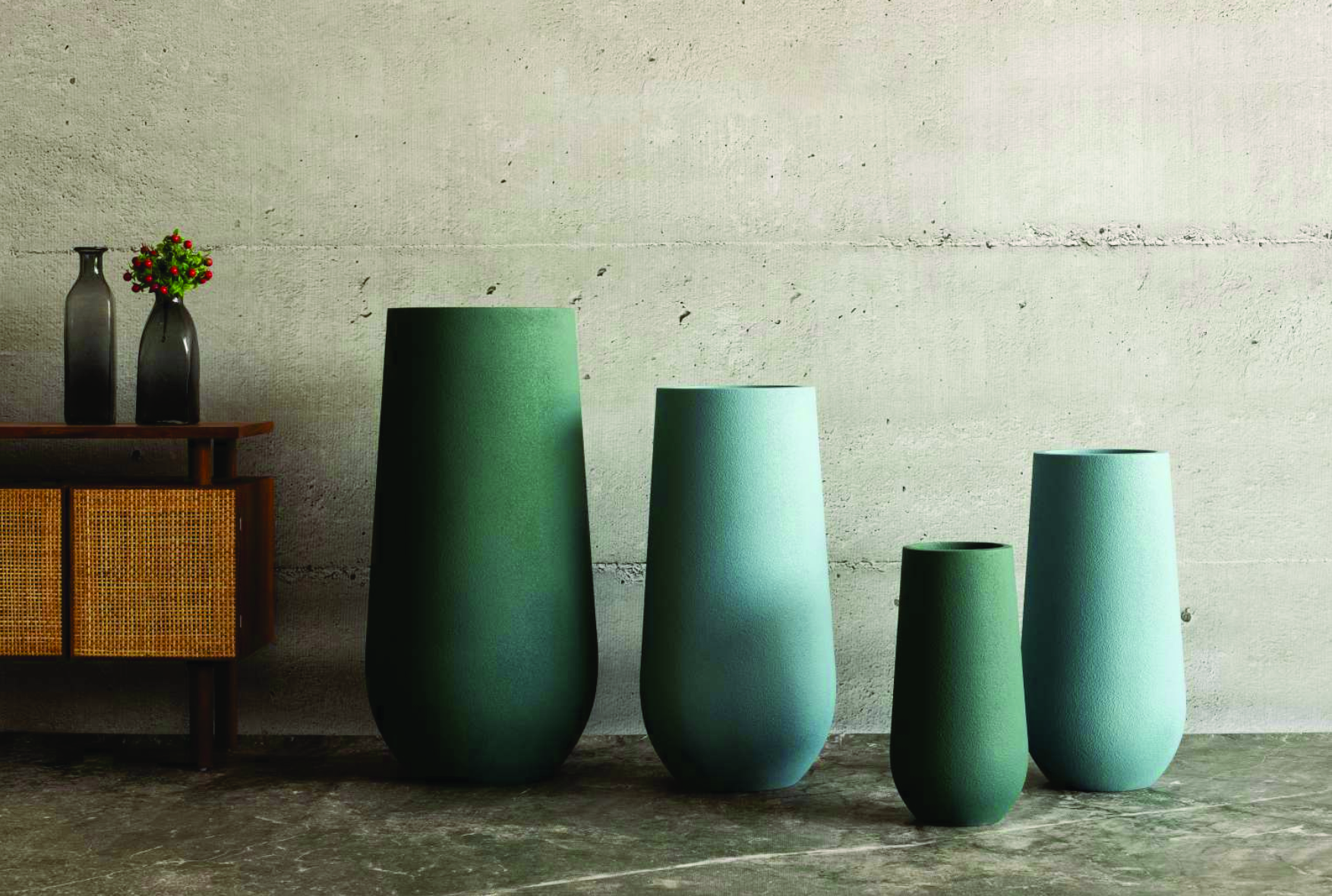 Conical FRP pot